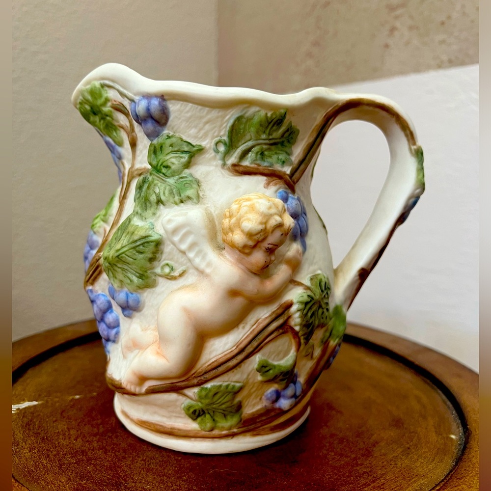 Vintage Cherub Pitcher